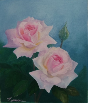 Рисунки учеников с курса Розы маслом